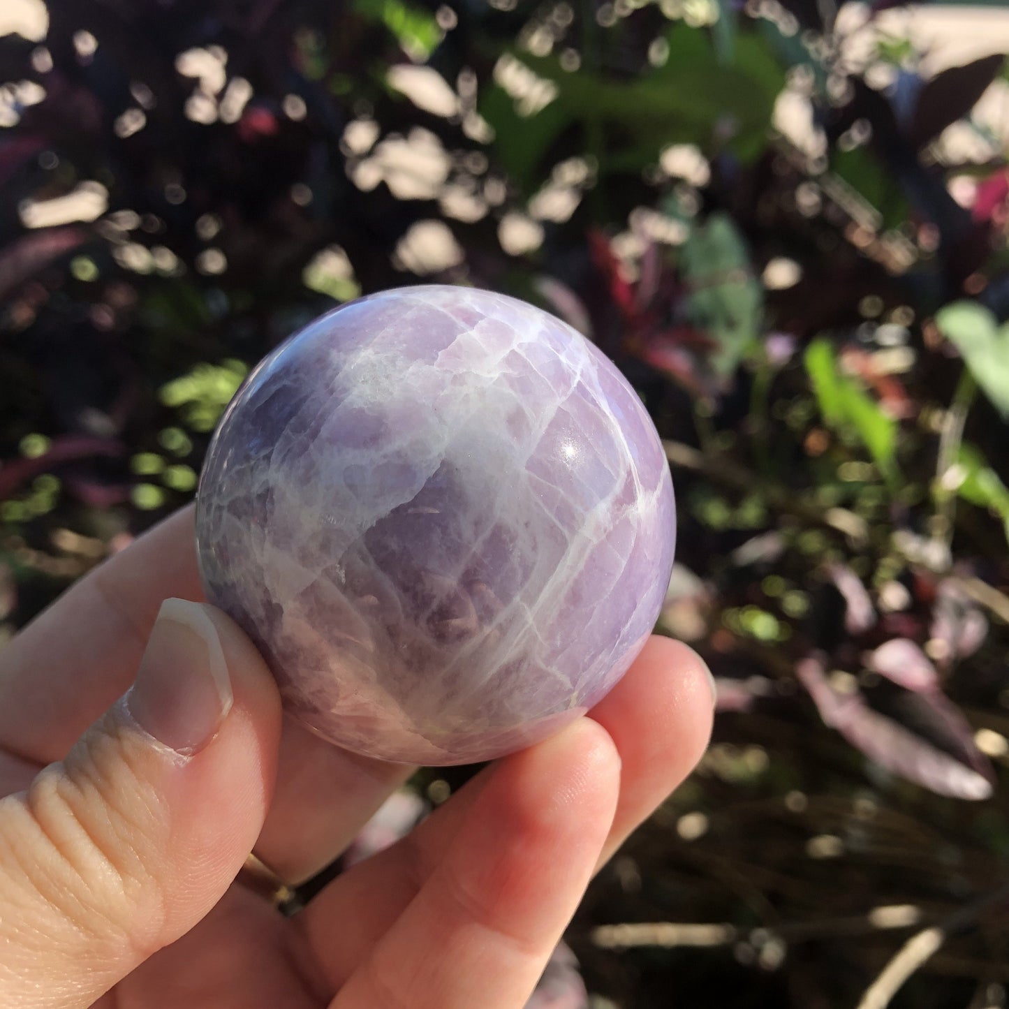Lepidolite Sphere