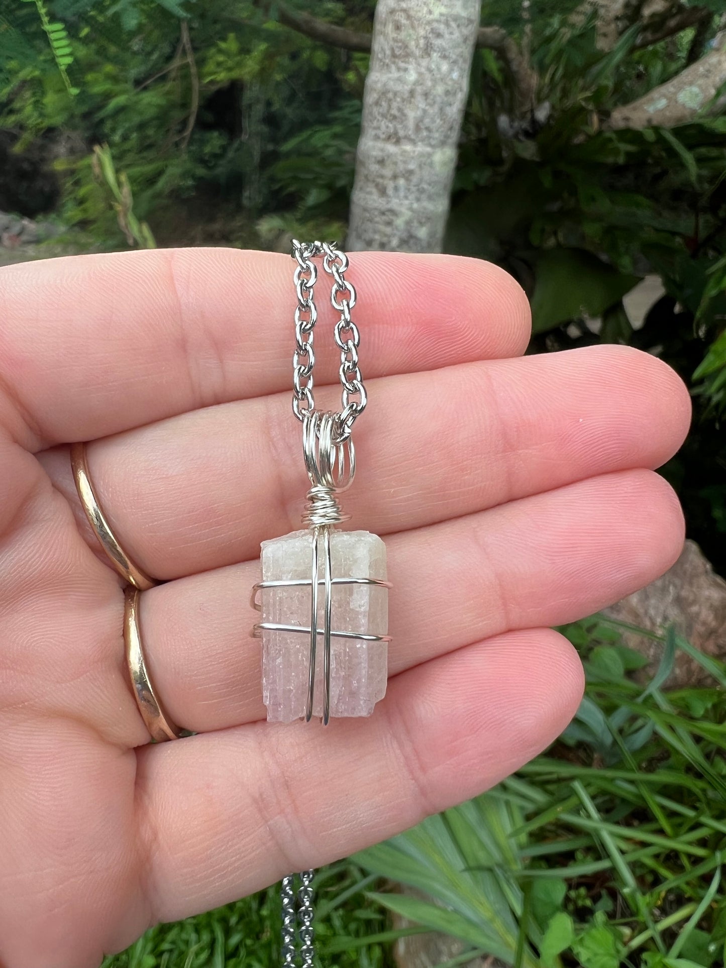 Pink Tourmaline Pendant