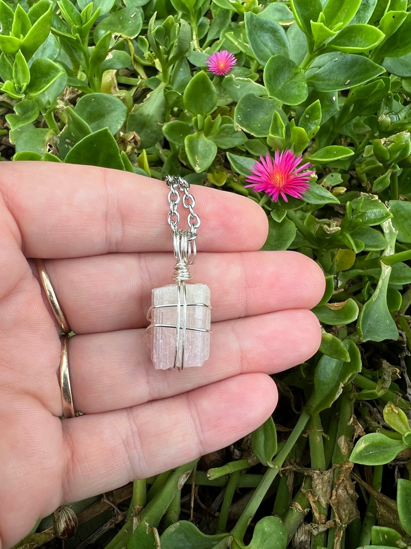 Pink Tourmaline Pendant