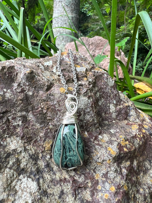 Kambaba Jasper Pendant