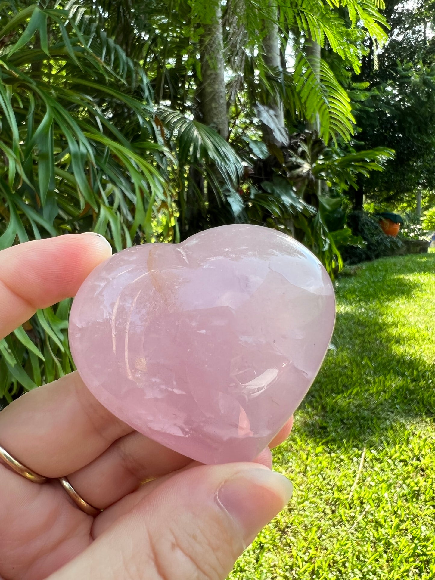 Rose Quartz Heart