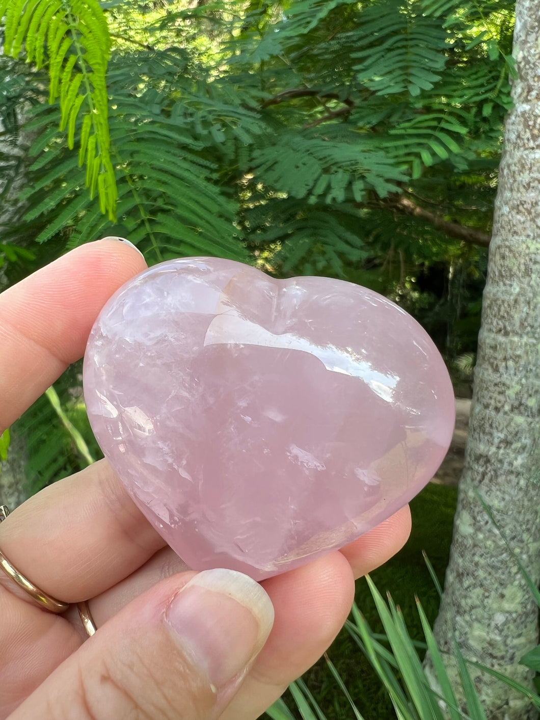 Rose Quartz Heart