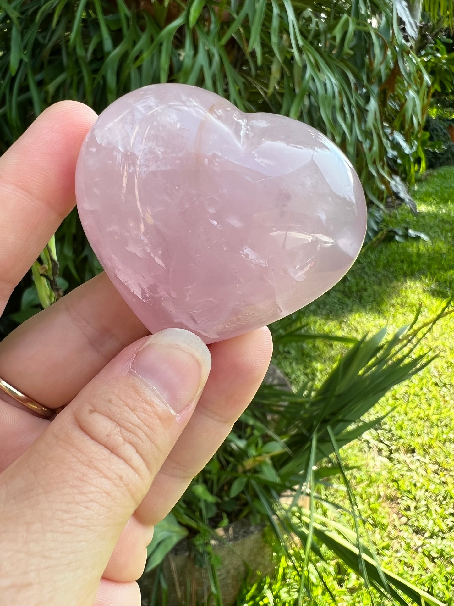 Rose Quartz Heart