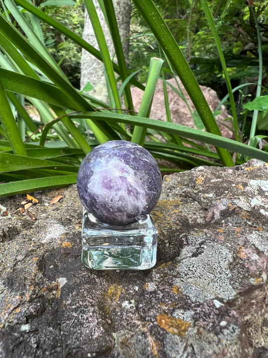 Lepidolite Sphere