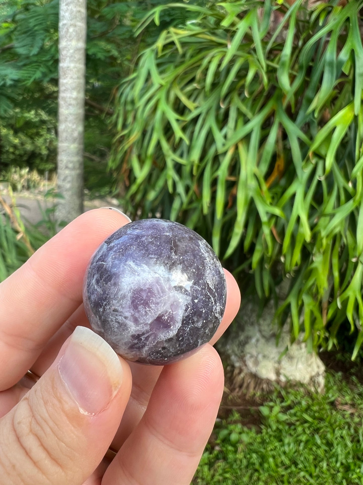 Lepidolite Sphere