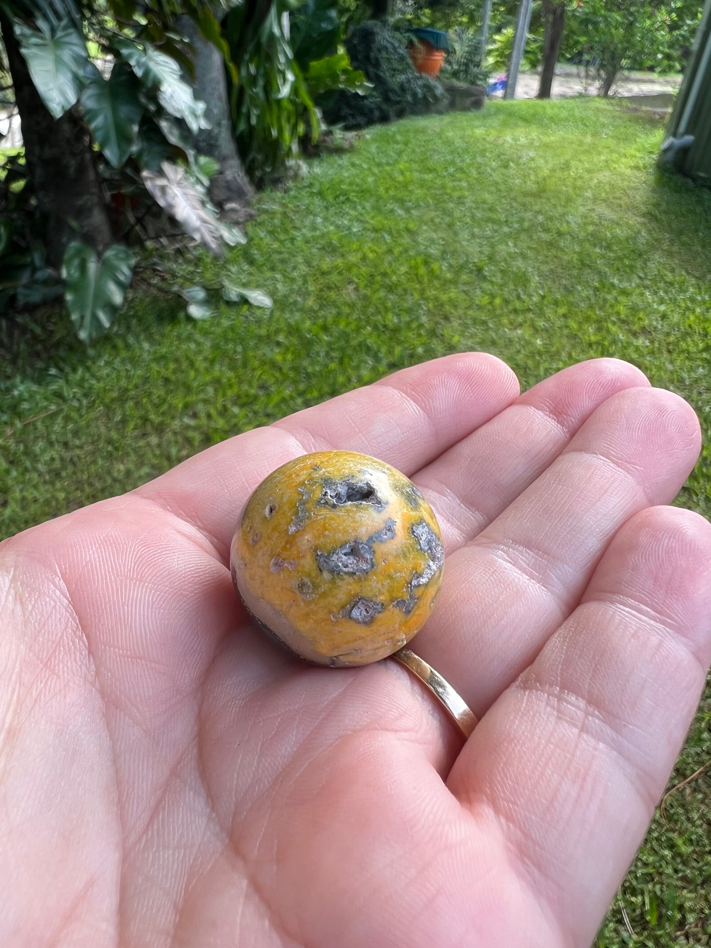 Bumblebee Jasper Sphere