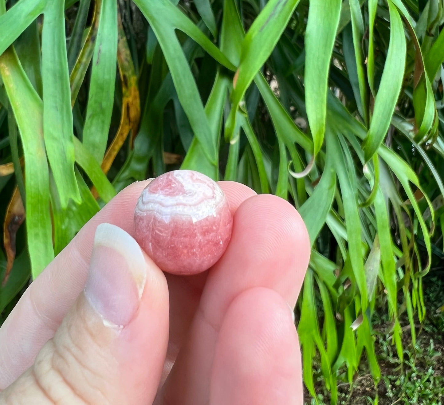 Rhodochrosite Sphere