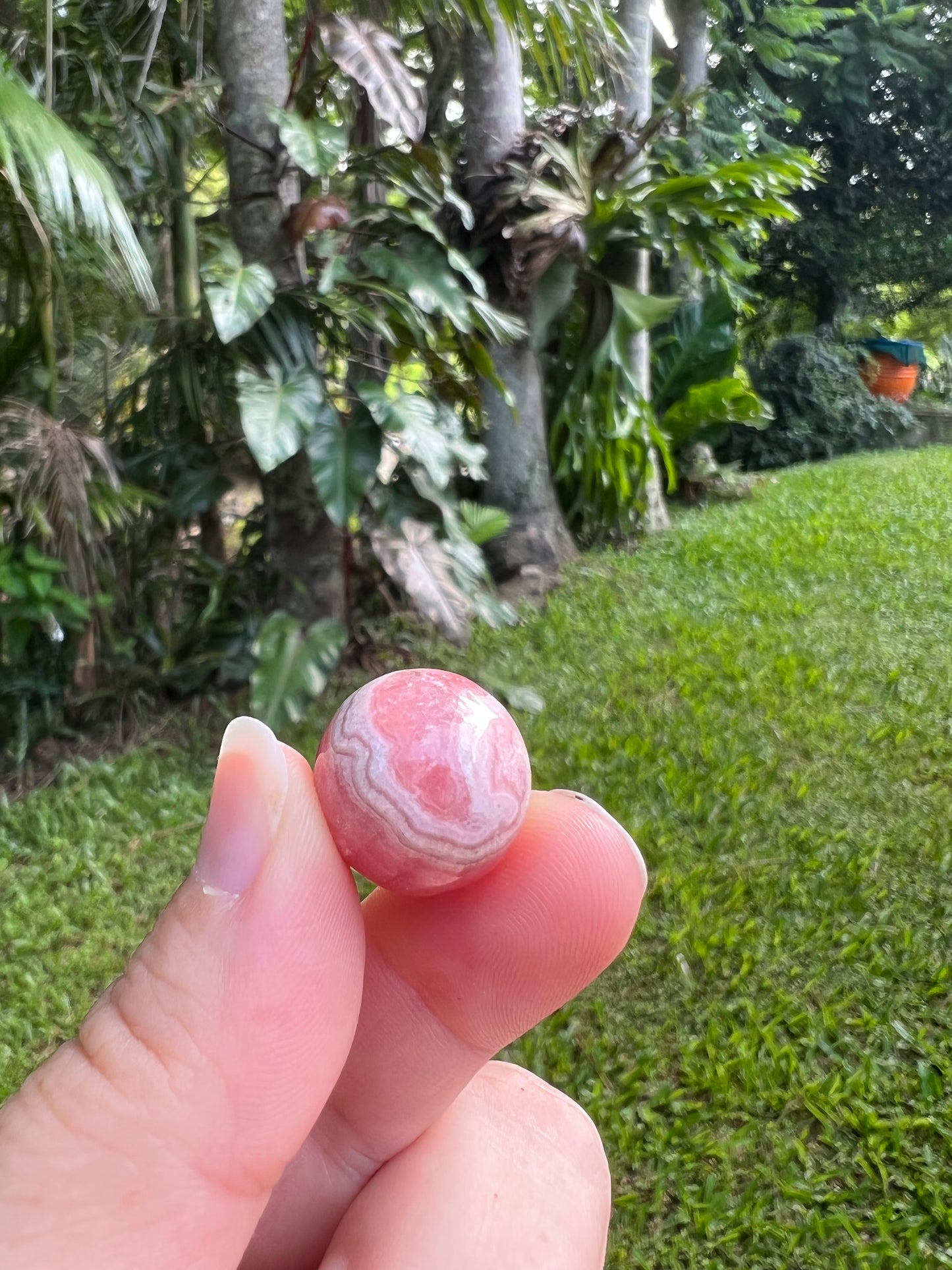 Rhodochrosite Sphere