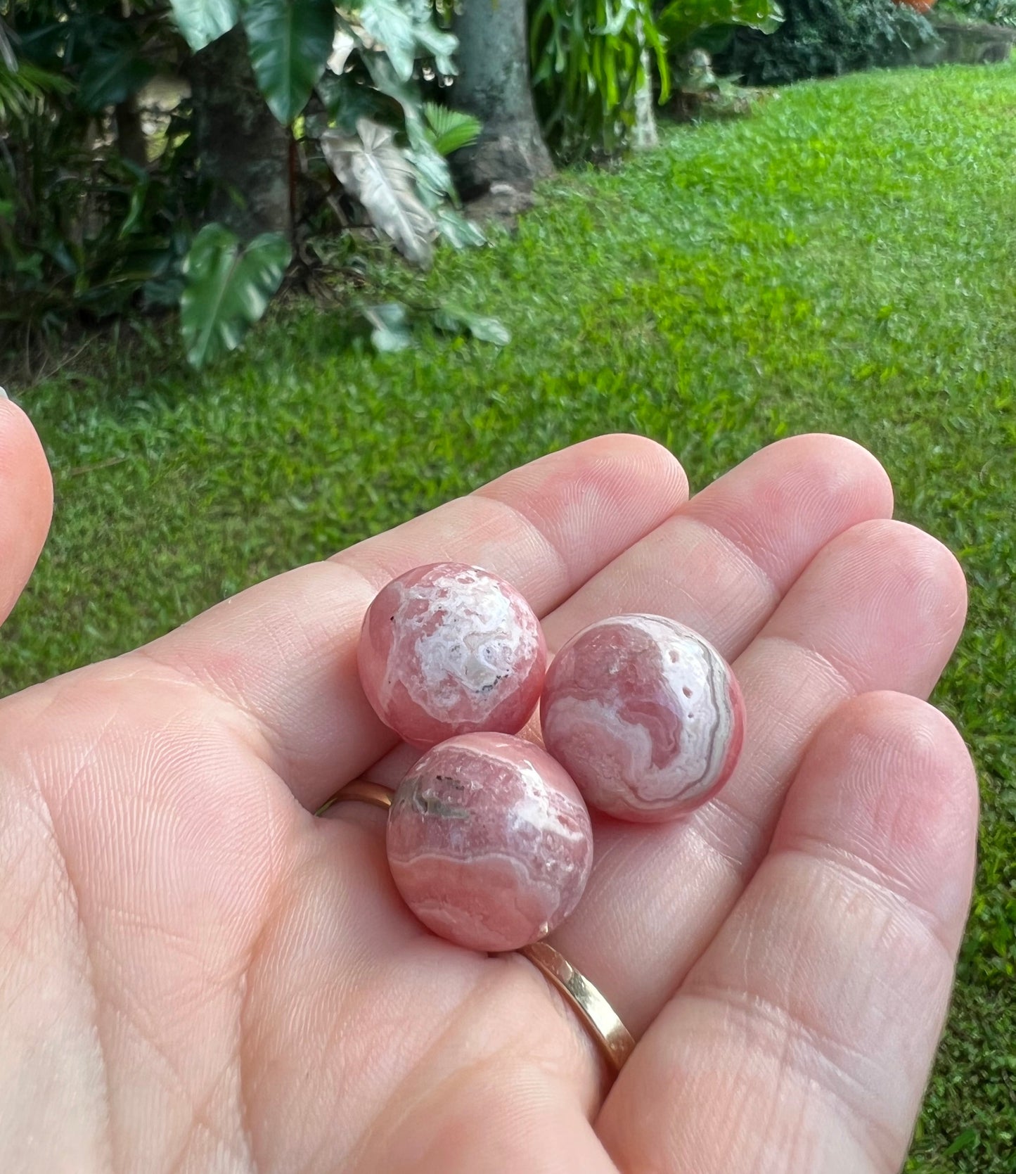 Rhodochrosite Sphere