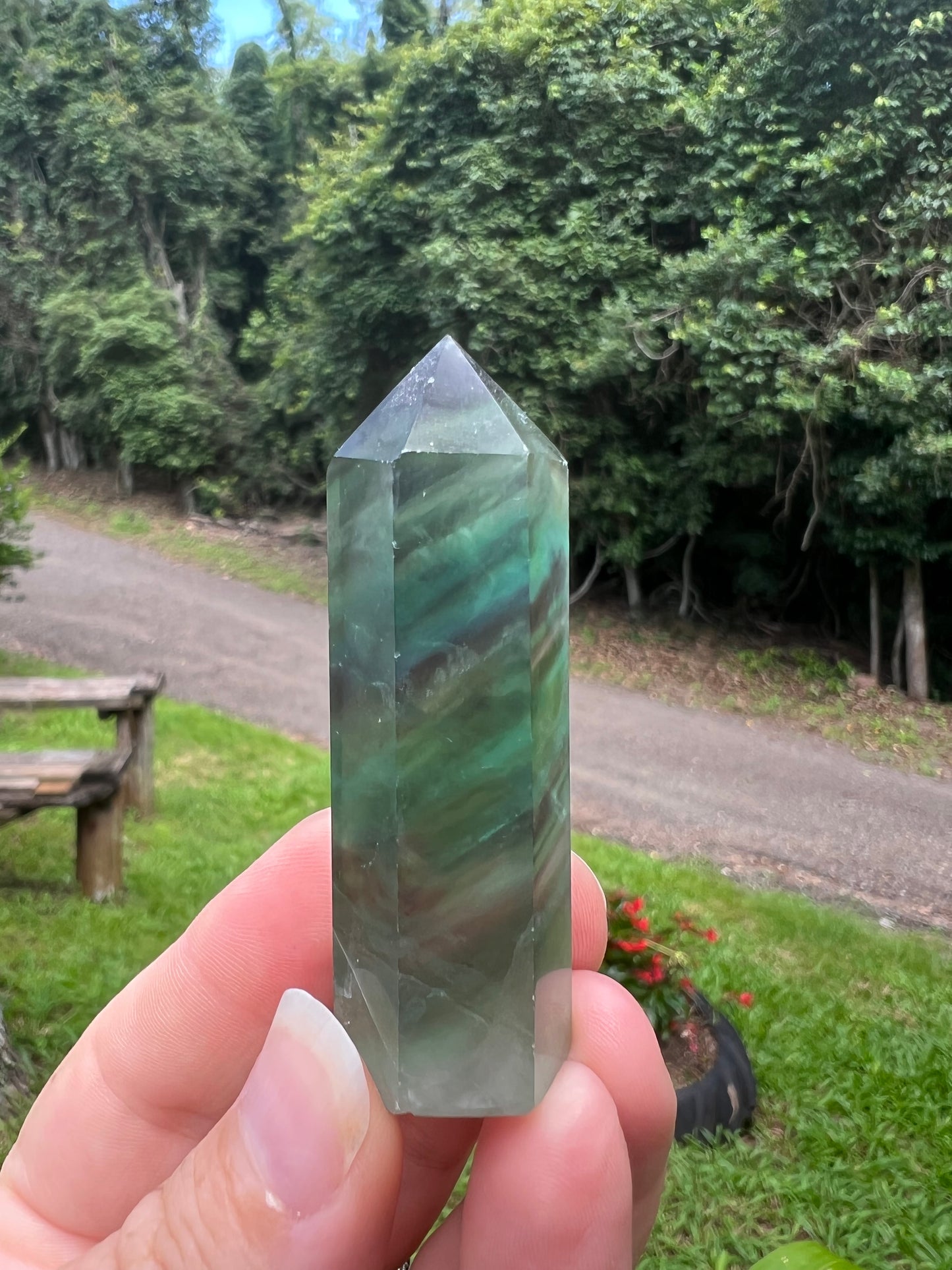 Rainbow Fluorite Tower
