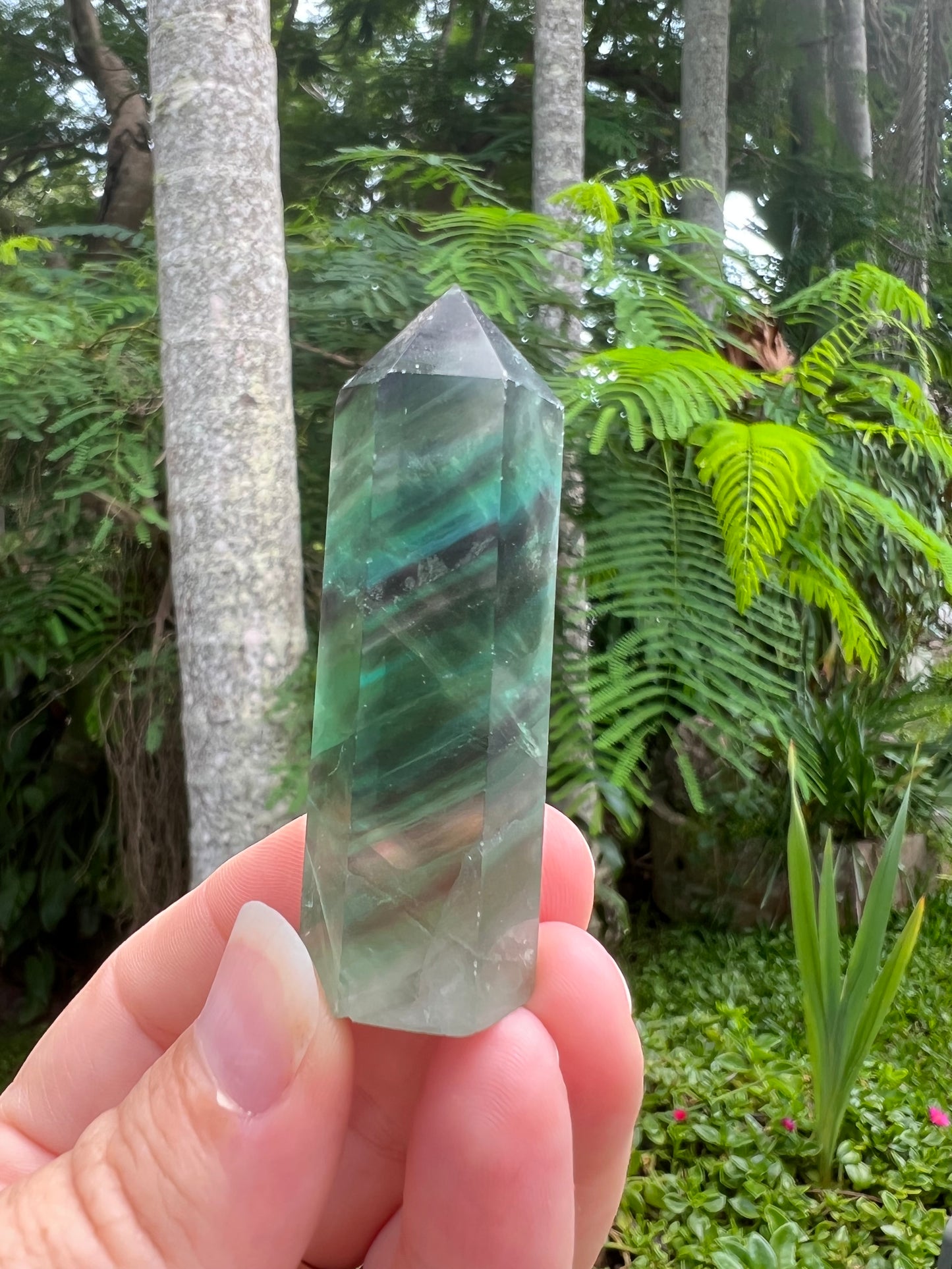 Rainbow Fluorite Tower