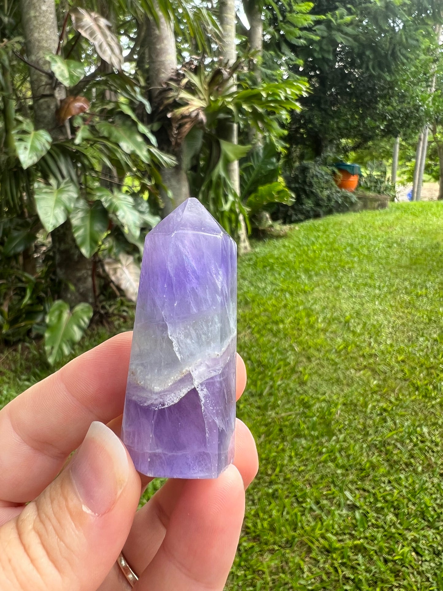 Purple Fluorite Tower