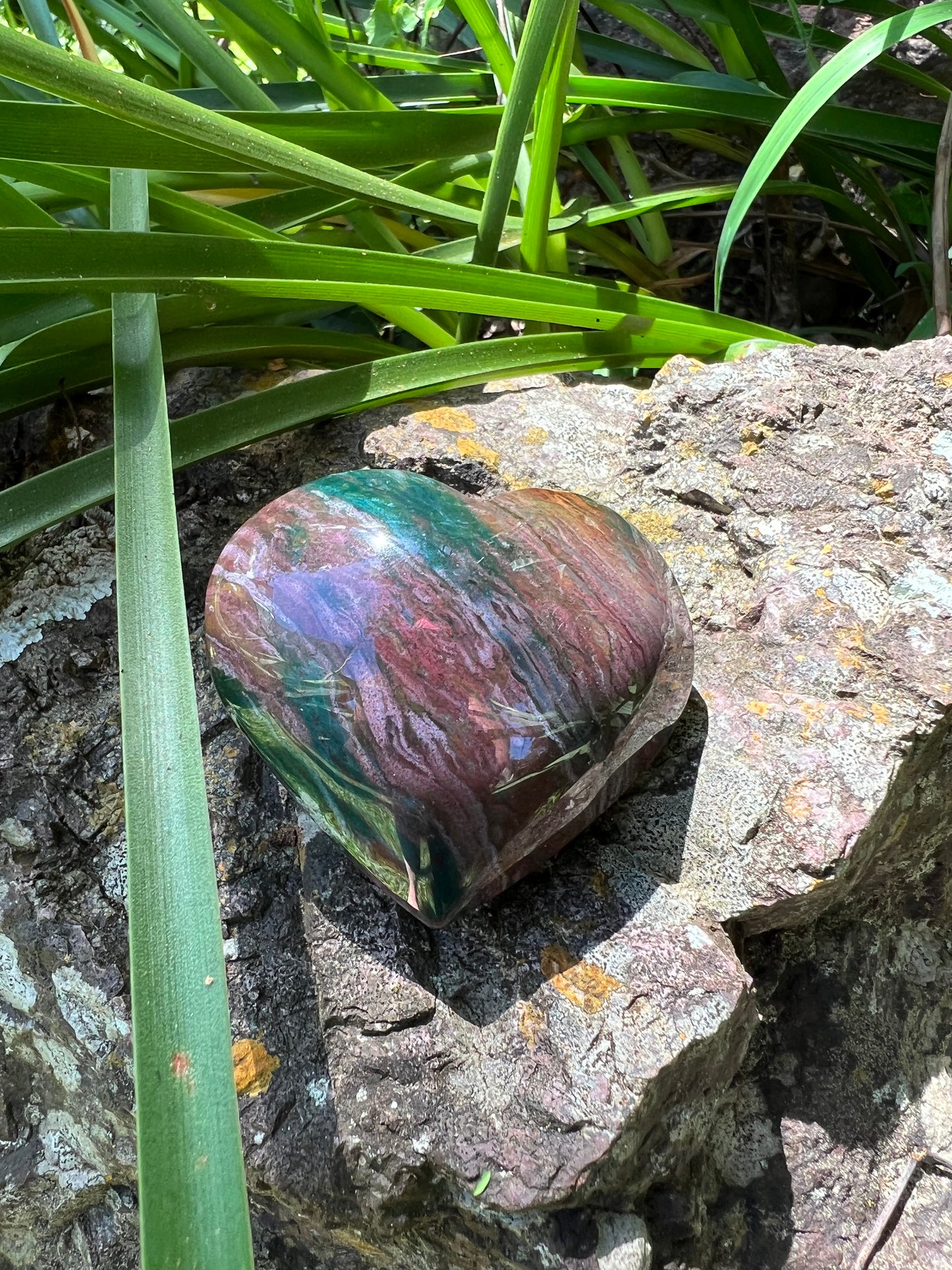 Ocean Jasper Heart