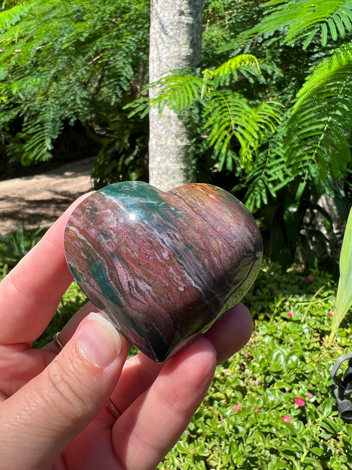 Ocean Jasper Heart