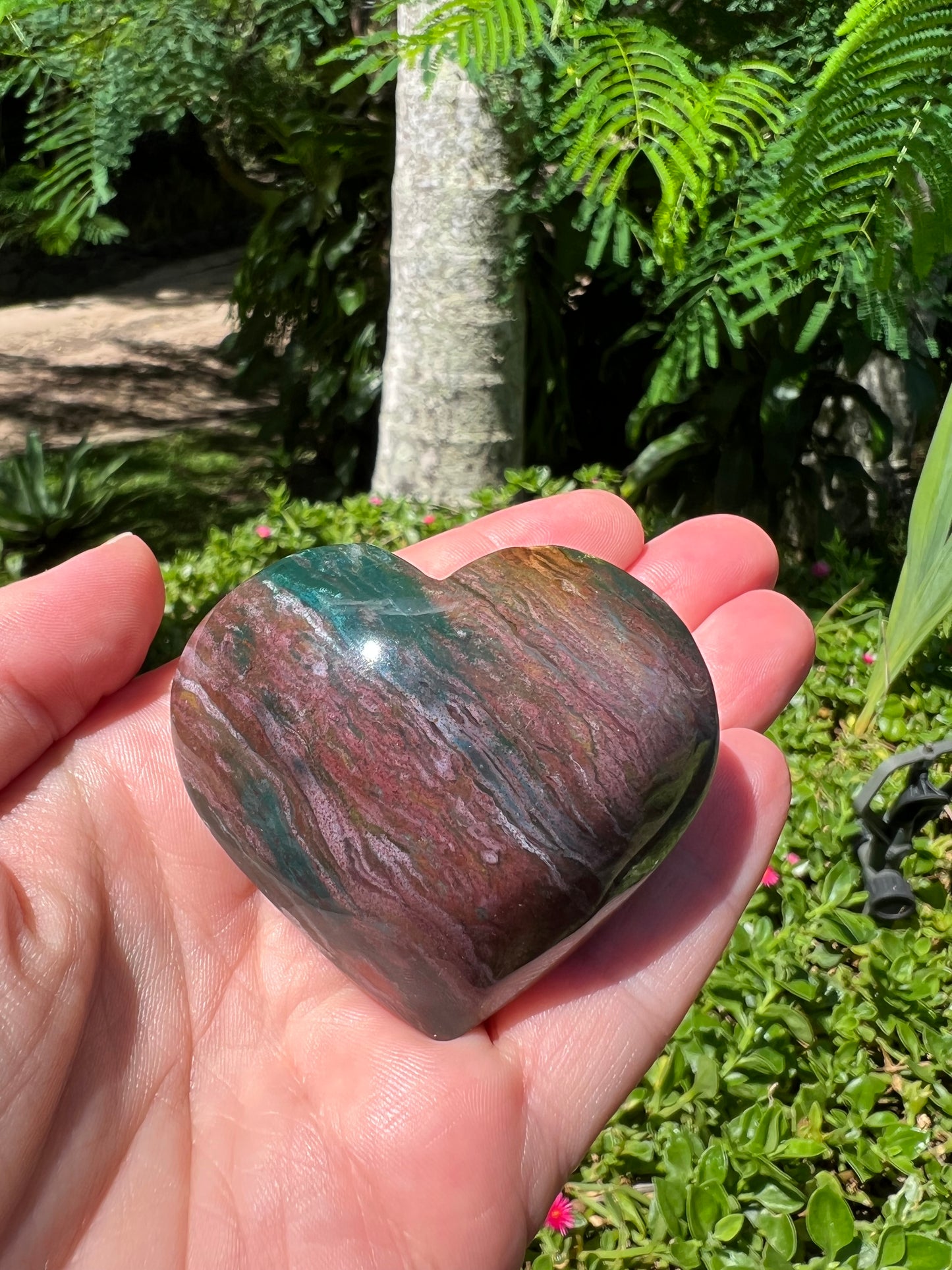 Ocean Jasper Heart