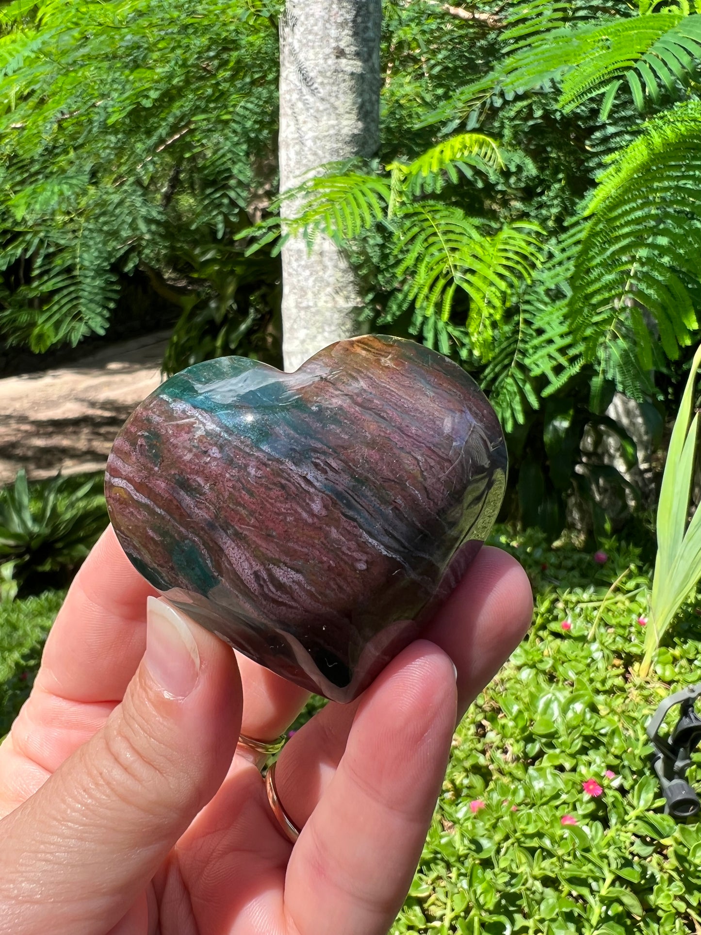 Ocean Jasper Heart