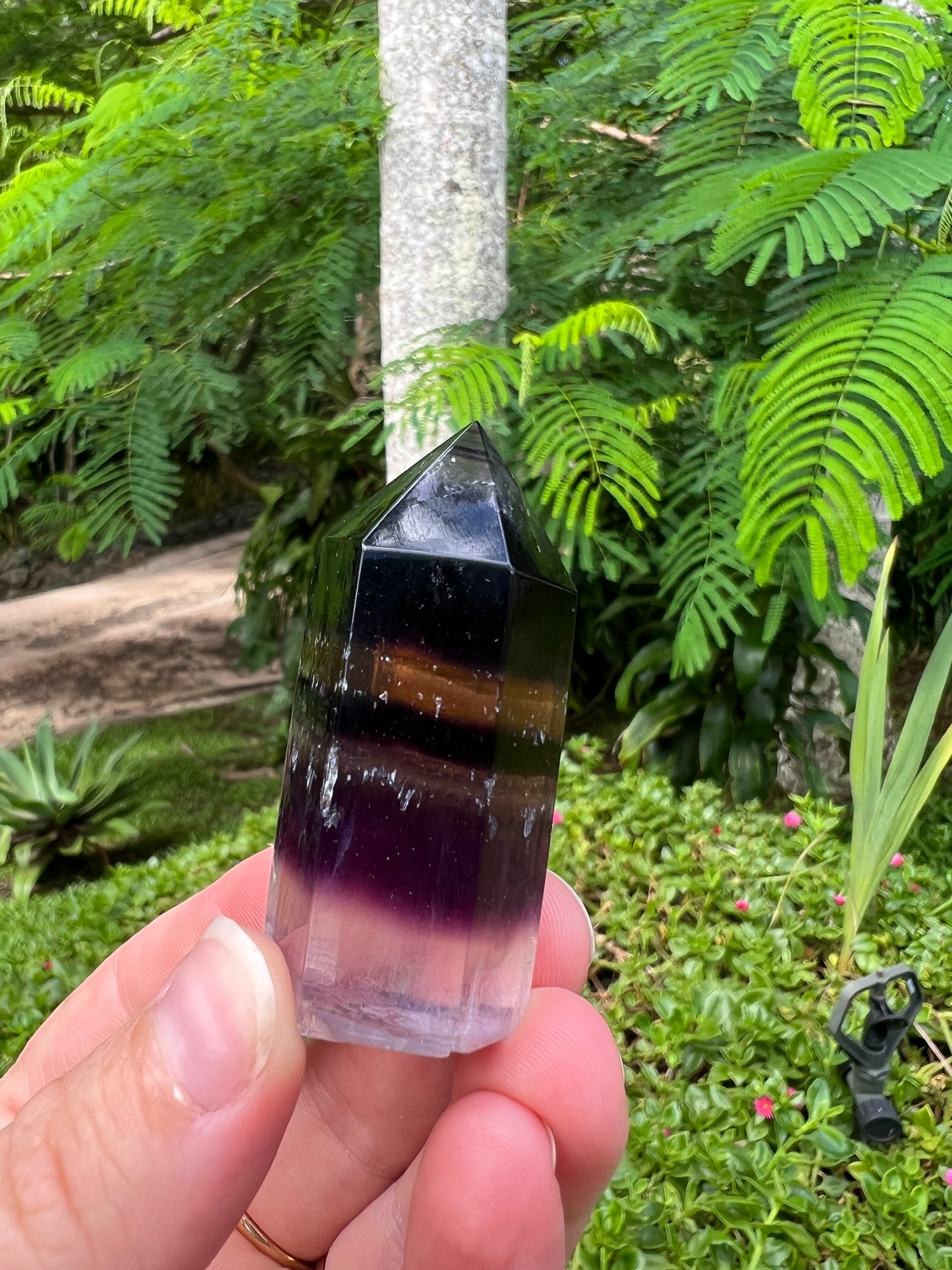 Rainbow Fluorite Tower
