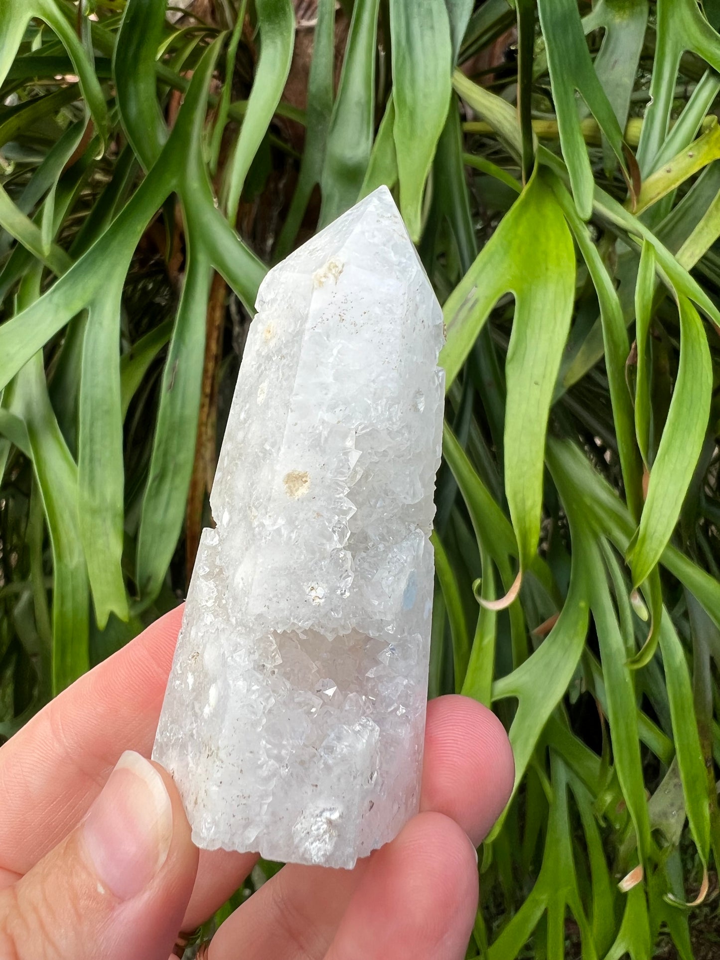 Druzy Quartz Tower