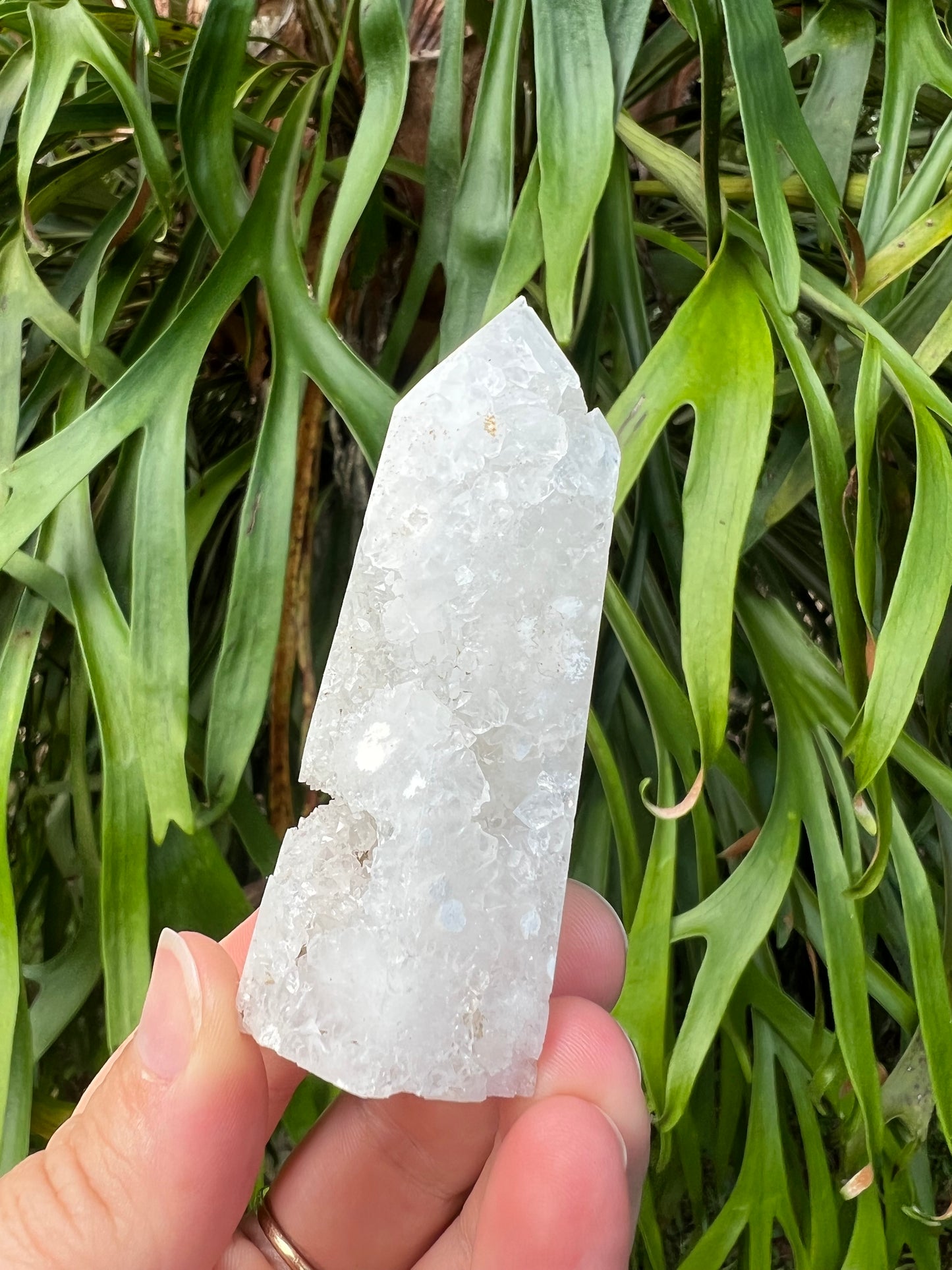 Druzy Quartz Tower