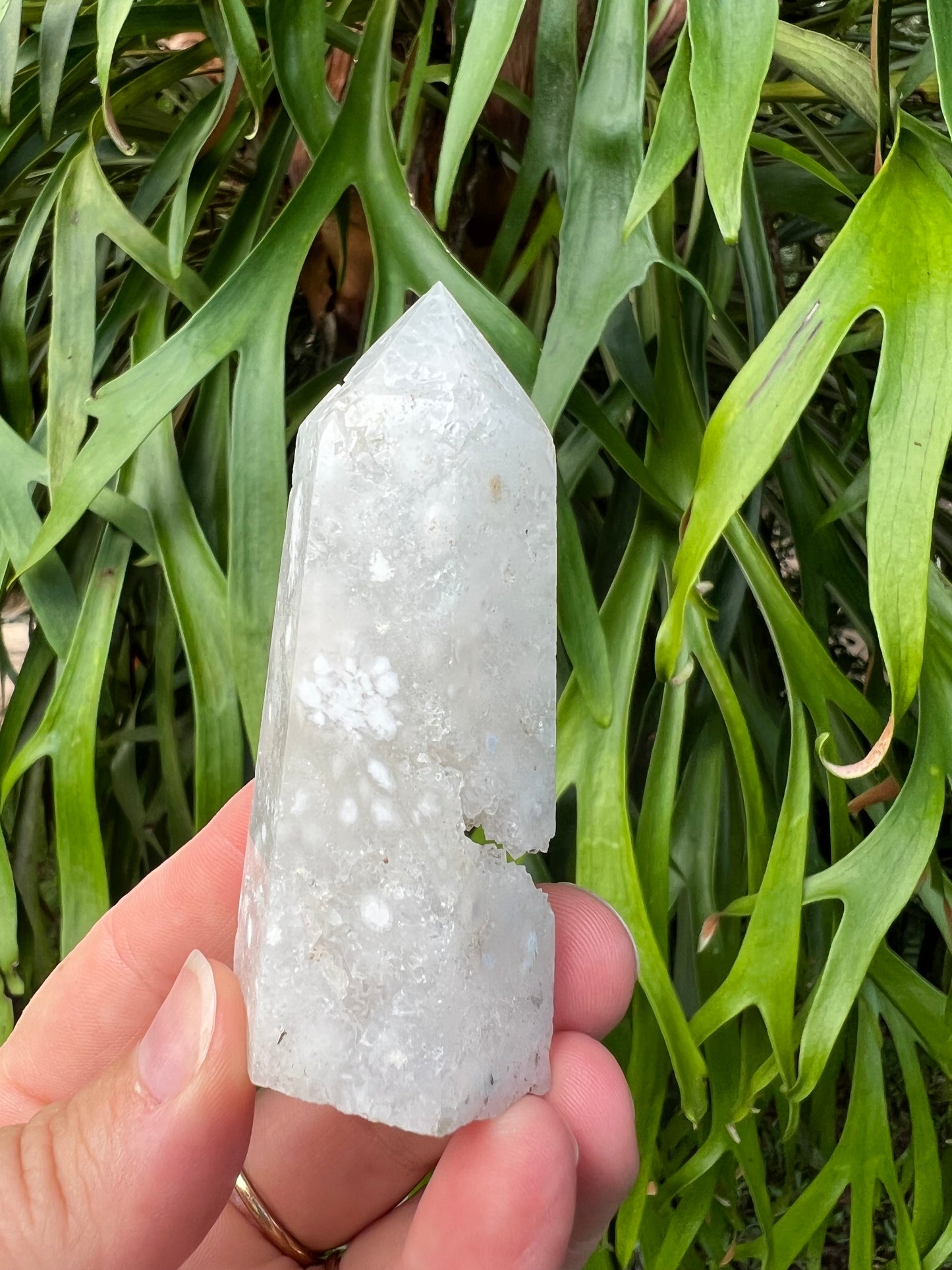 Druzy Quartz Tower