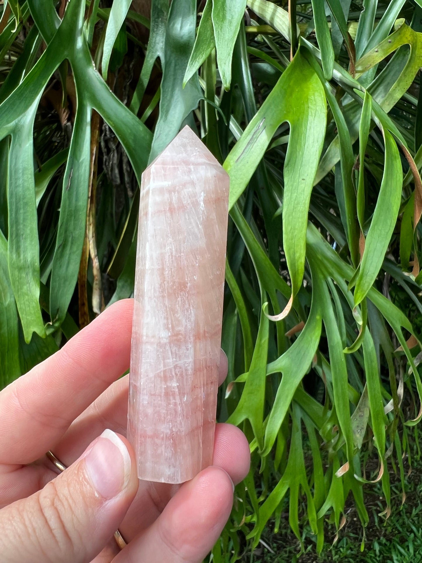 Pink Calcite Tower