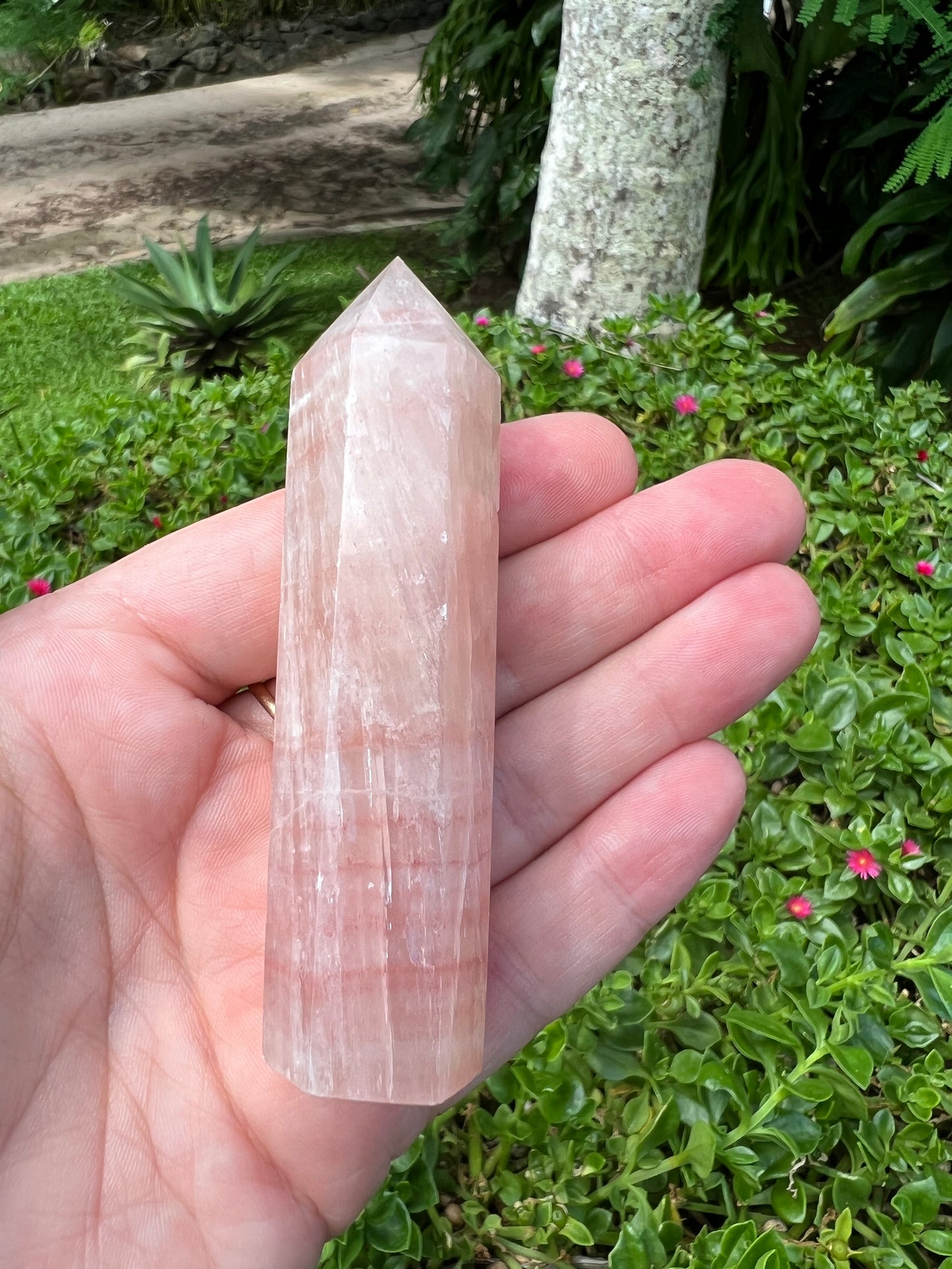 Pink Calcite Tower