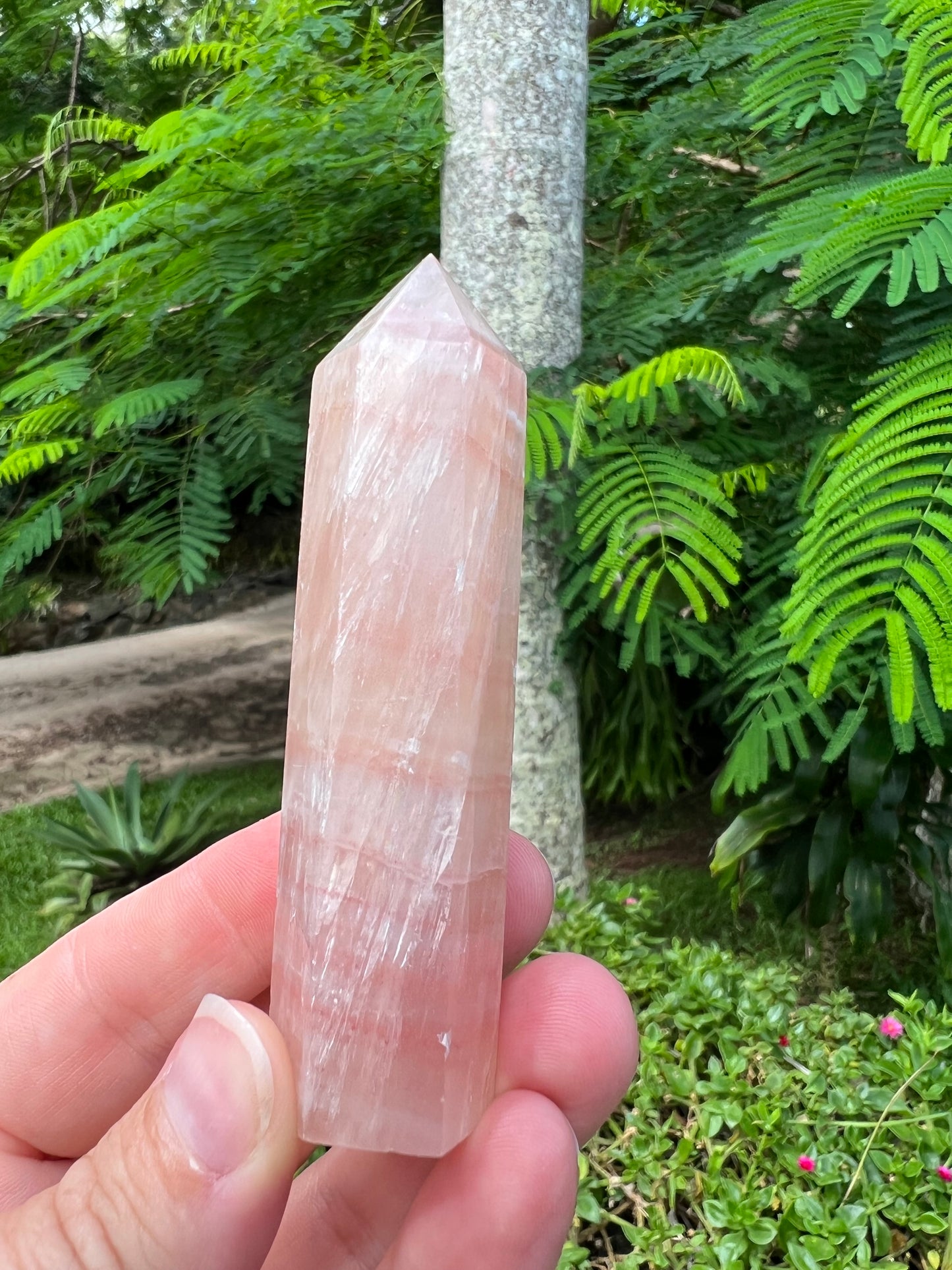 Pink Calcite Tower
