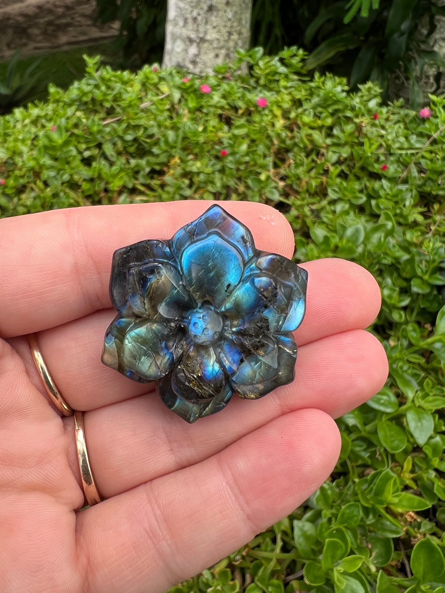 Labradorite Flower
