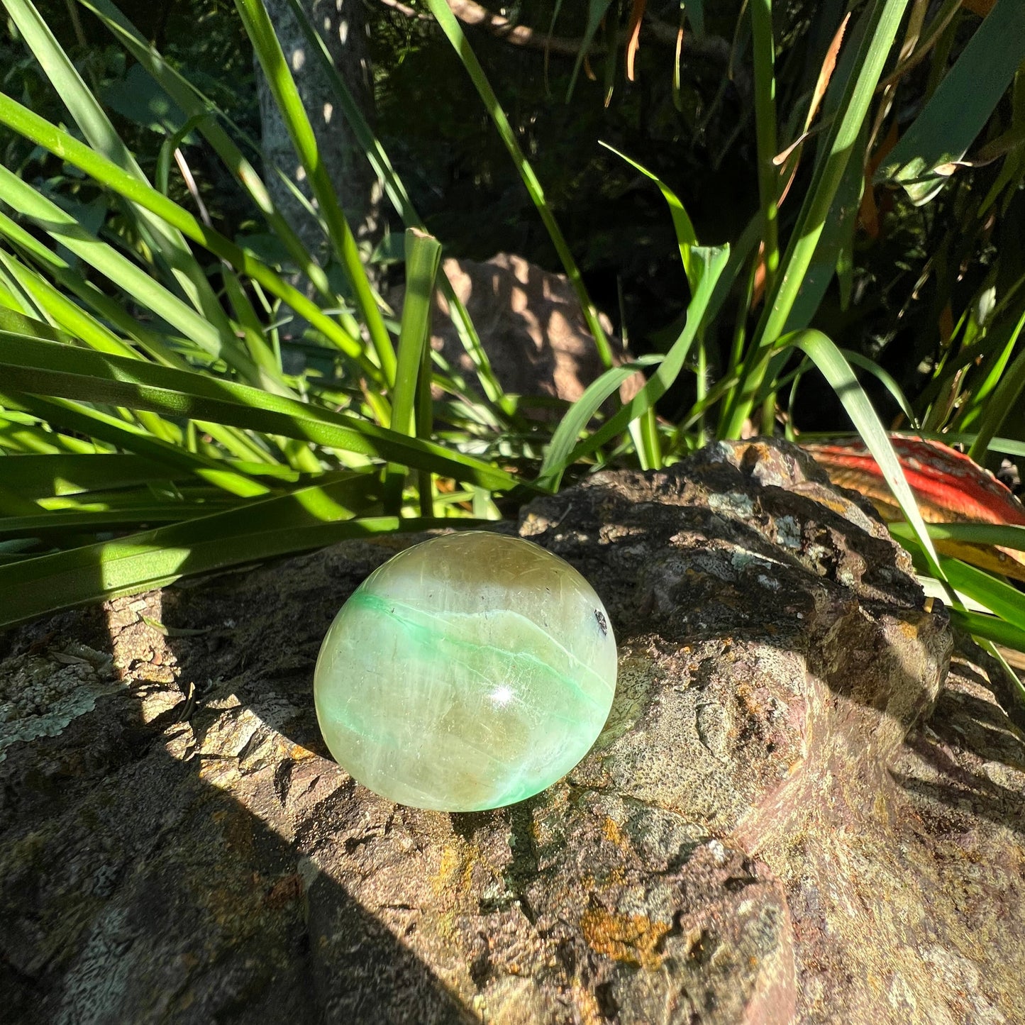 Garnierite Palm Stone