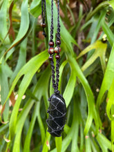 Load image into Gallery viewer, Shungite &amp; Dragon Blood Pendant
