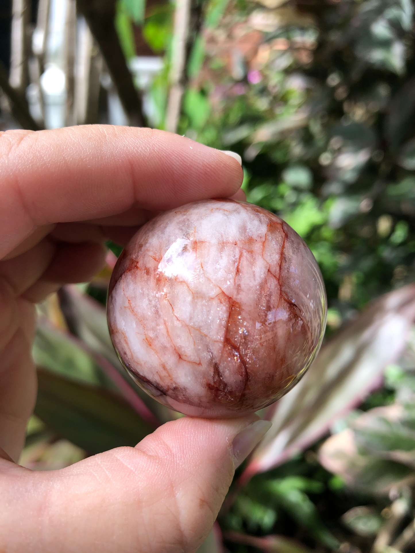 Fire Quartz Sphere